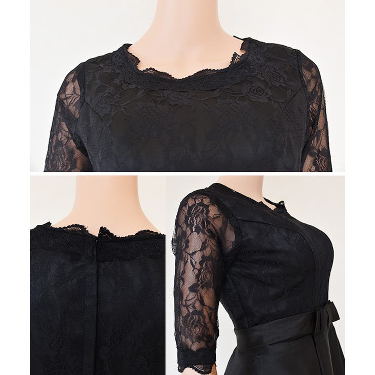 パーティードレス 長袖レース フォーマル | レースレディース  | 詳細画像10 