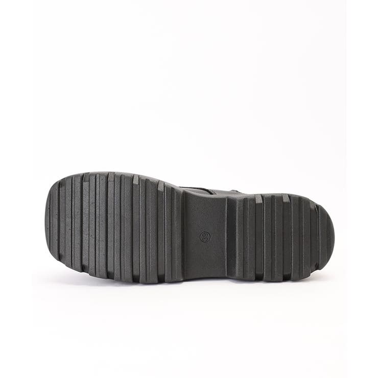 レザー調 厚底 レースアップ | レースレディース  | 詳細画像12 