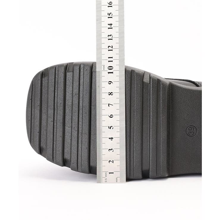 レザー調 厚底 レースアップ | レースレディース  | 詳細画像17 