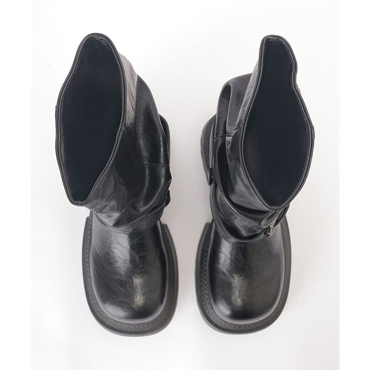 レザー調 ベルト付き 厚底 | レースレディース  | 詳細画像13 