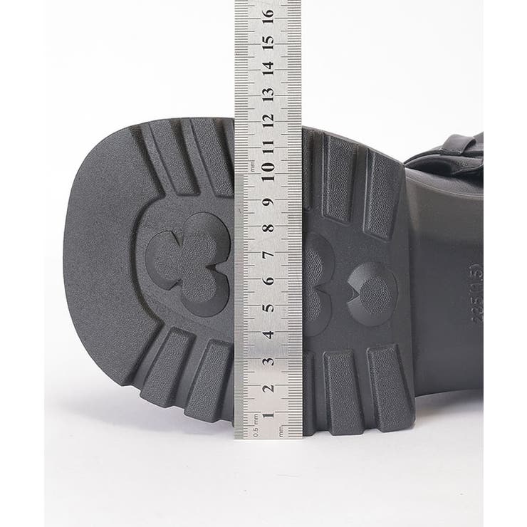 レザー調 ベルト付き 厚底 | レースレディース  | 詳細画像17 