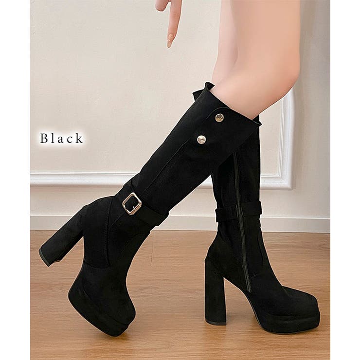 レザー調 サイド ファスナー | レースレディース  | 詳細画像3 