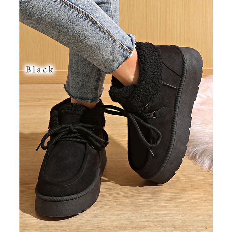 スエード調 厚底 モカシン | レースレディース  | 詳細画像3 