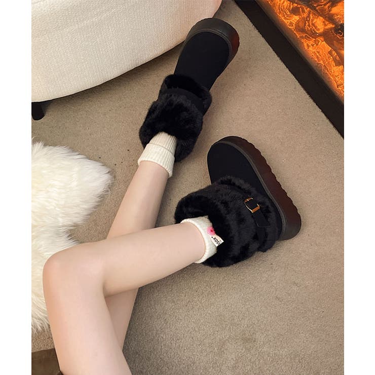 スエード調 厚底 ファー | レースレディース  | 詳細画像5 