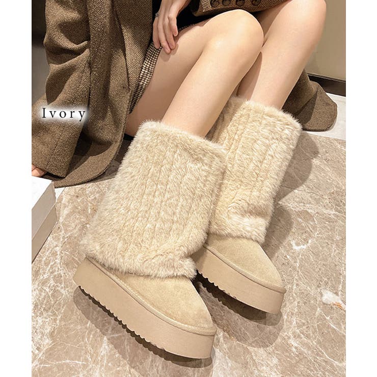 ボリューム ファー付き ムートン風 | レースレディース  | 詳細画像6 