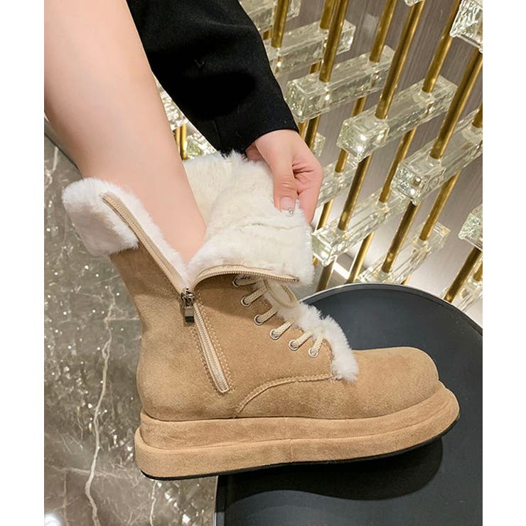 ファー付き レースアップ 厚底 | レースレディース  | 詳細画像11 