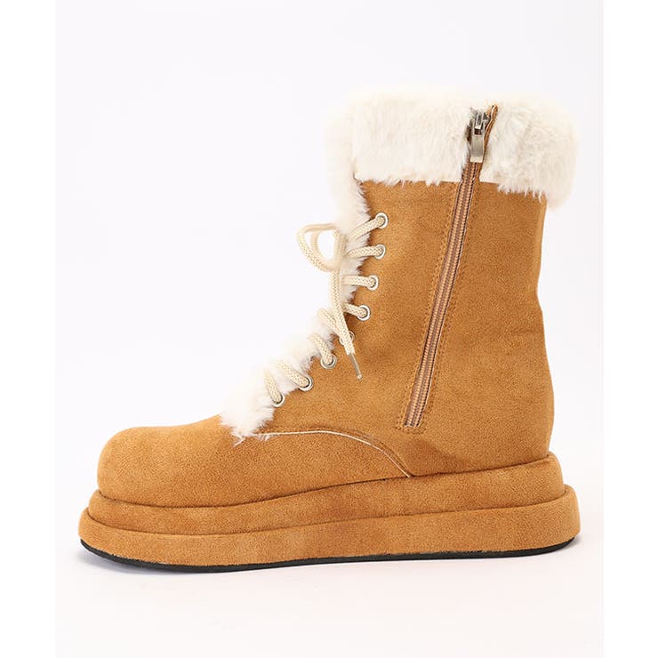 ファー付き レースアップ 厚底 | レースレディース  | 詳細画像14 