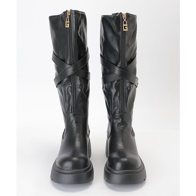 レザー調 フロント ジップ | レースレディース  | 詳細画像6 