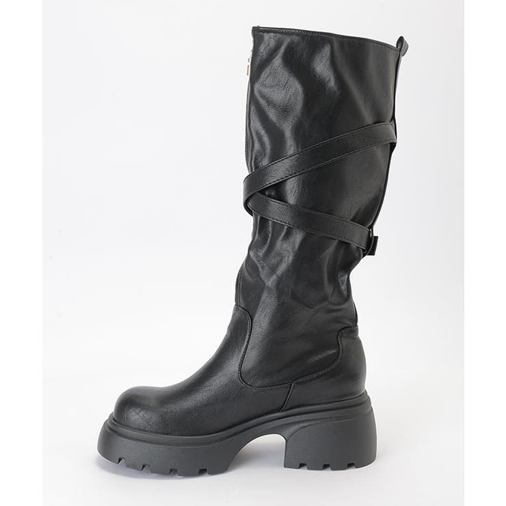 レザー調 フロント ジップ | レースレディース  | 詳細画像8 