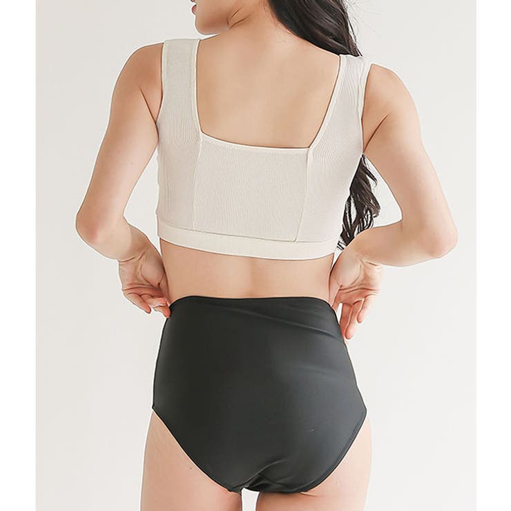【2点セット】リブ スクエアネック クロップド | レースレディース  | 詳細画像5 