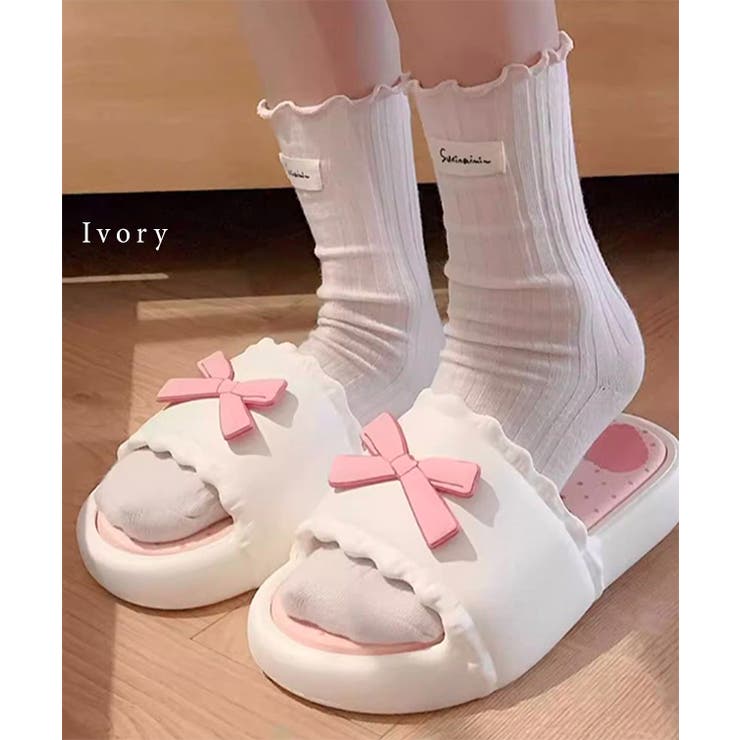 リボン ドット 厚底 | レースレディース  | 詳細画像3 