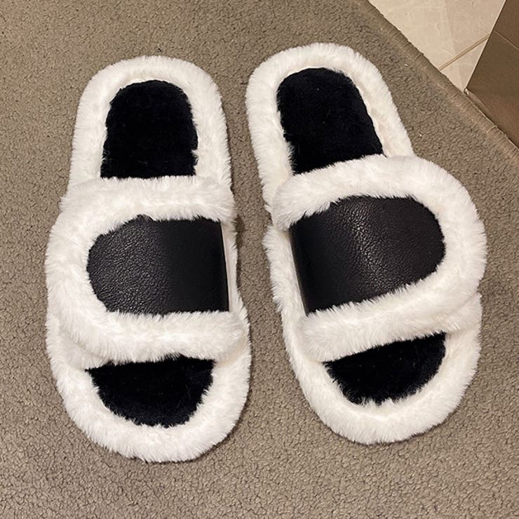 バイカラー ファー オープン | レースレディース  | 詳細画像1 