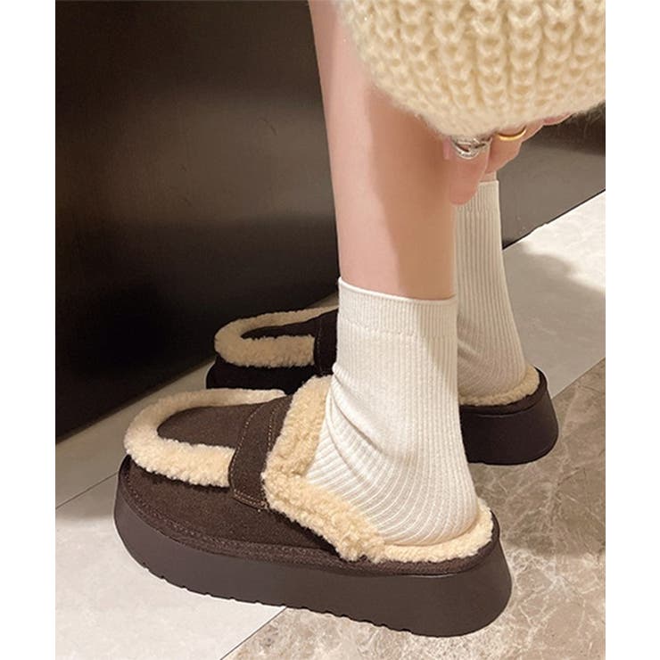 配色 ボア 厚底 | レースレディース  | 詳細画像7 