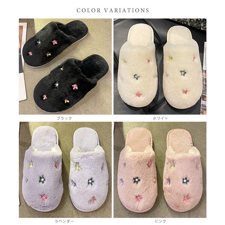 ソリッドカラー フラワー 刺繍 | レースレディース  | 詳細画像2 