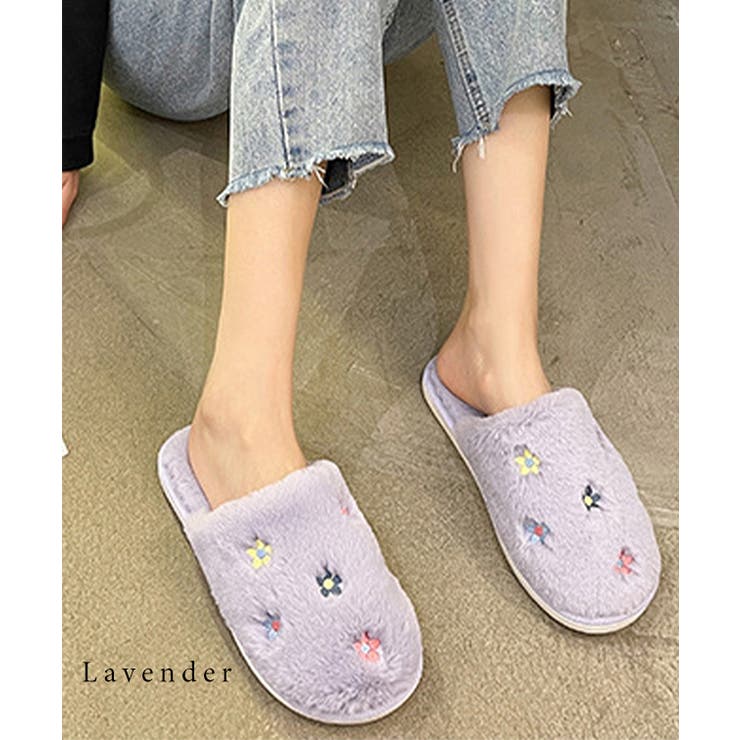 ソリッドカラー フラワー 刺繍 | レースレディース  | 詳細画像7 