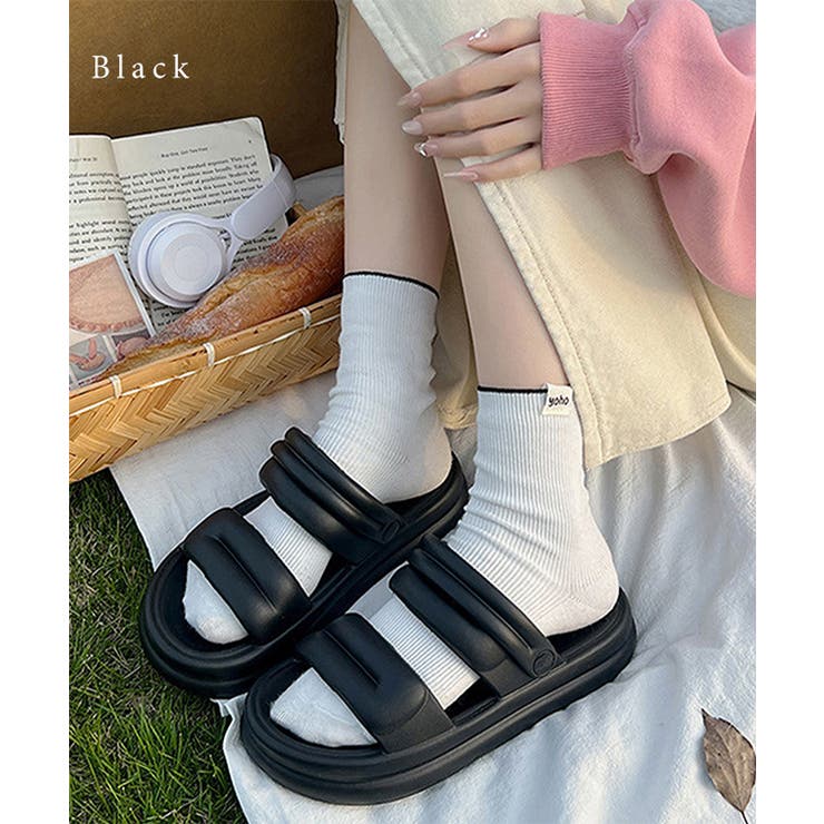 ソリッドカラー 厚底 2WAY | レースレディース  | 詳細画像3 