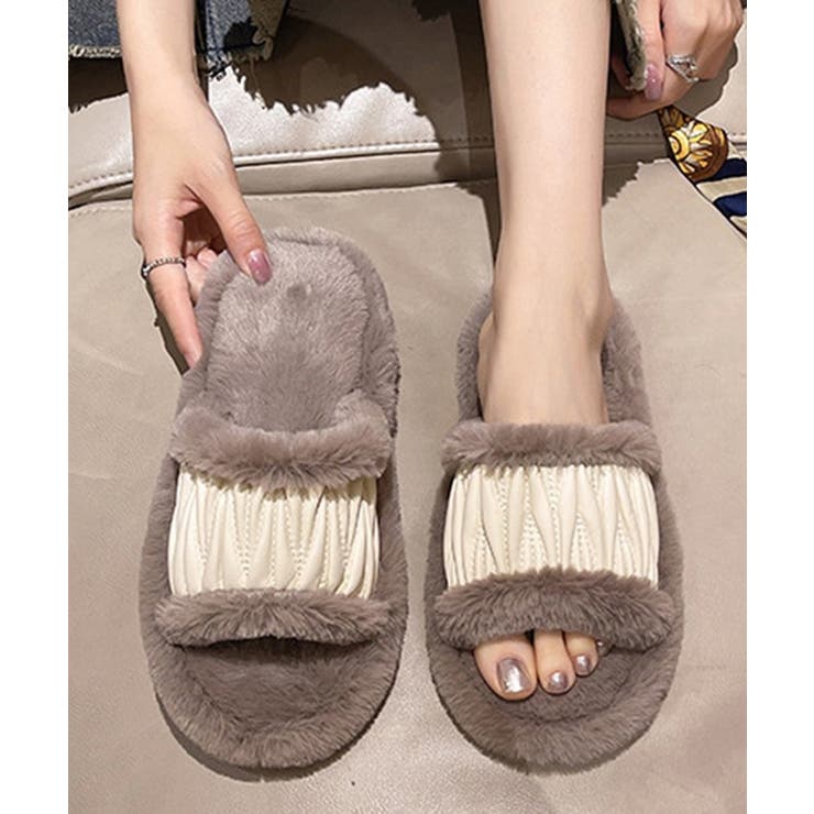 異素材 ファー 配色 | レースレディース  | 詳細画像4 