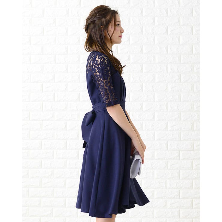 パーティードレス 花柄レース ビスチェ | レースレディース  | 詳細画像10 