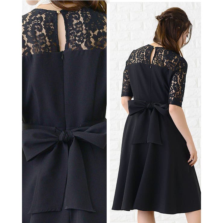 パーティードレス 花柄レース ビスチェ | レースレディース  | 詳細画像7 