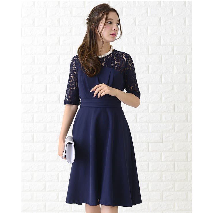 パーティードレス 花柄レース ビスチェ | レースレディース  | 詳細画像9 