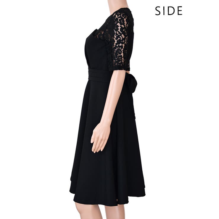 パーティードレス 花柄レース ビスチェ | レースレディース  | 詳細画像14 