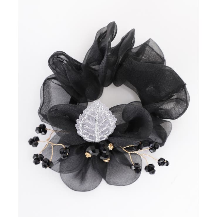 【2点セット】クリアビーズ付き ボタニカル シアー | レースレディース  | 詳細画像12 