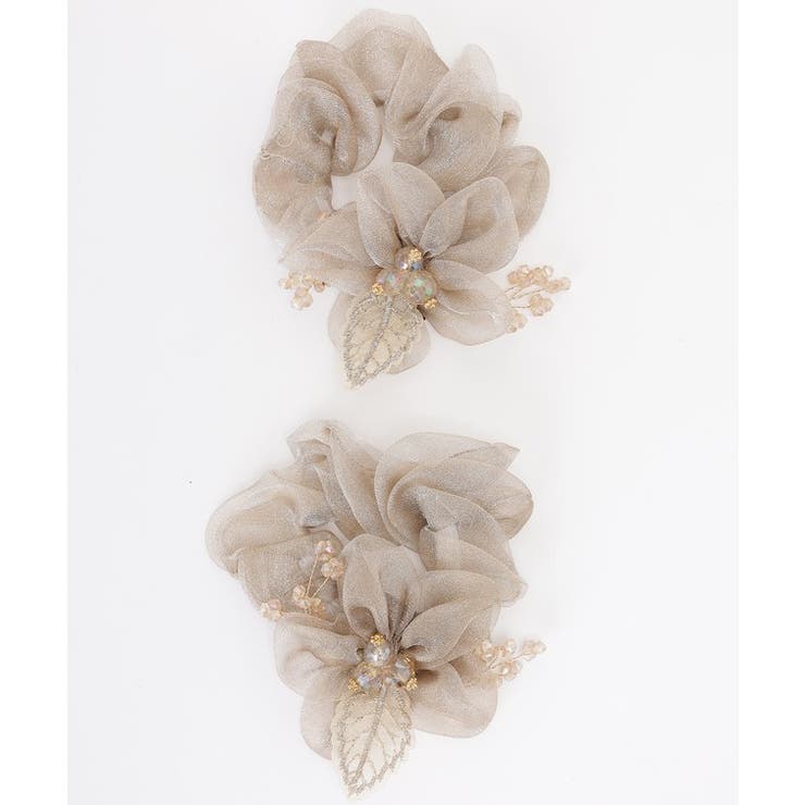 【2点セット】クリアビーズ付き ボタニカル シアー | レースレディース  | 詳細画像13 