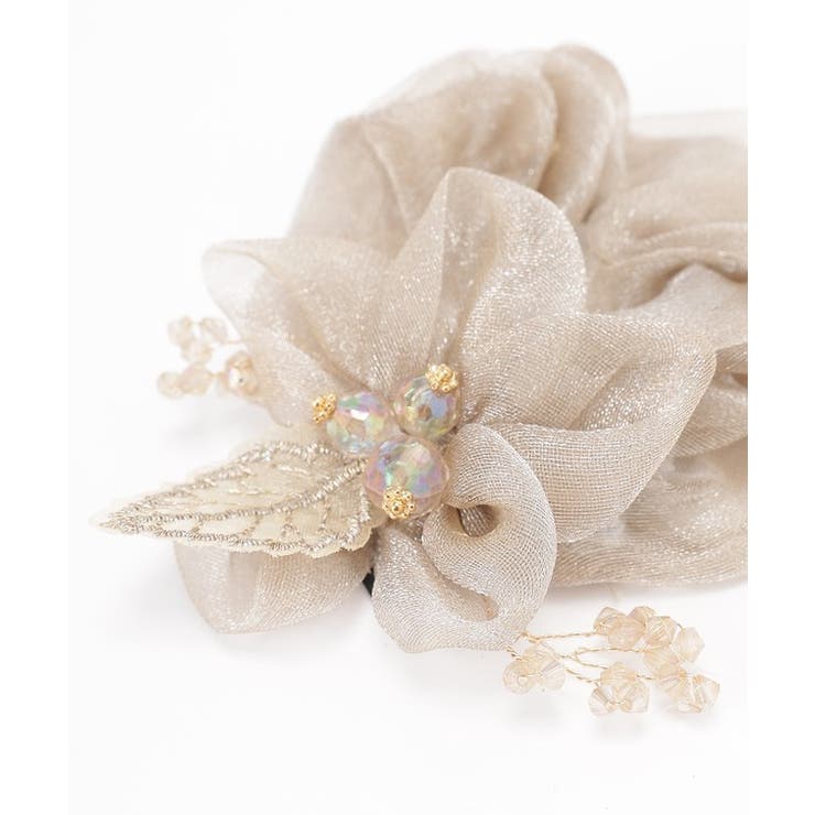 【2点セット】クリアビーズ付き ボタニカル シアー | レースレディース  | 詳細画像17 