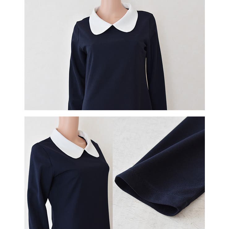 ワンピース ラウンドカラー 丸襟 | レースレディース  | 詳細画像17 