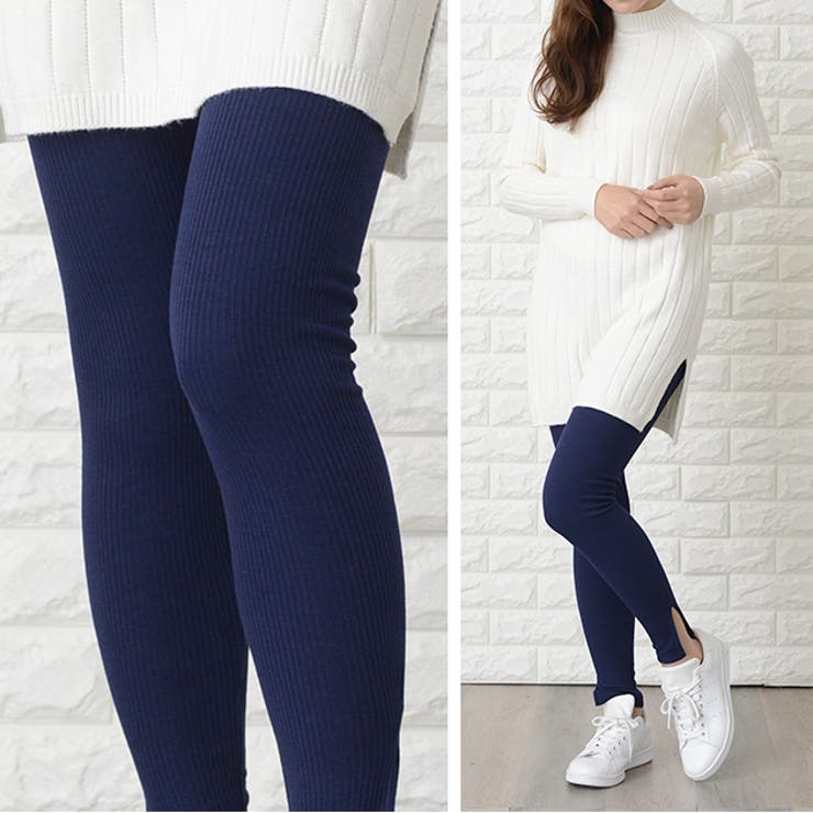 選べる2タイプ リブレギンス ウエストゴム | レースレディース  | 詳細画像12 