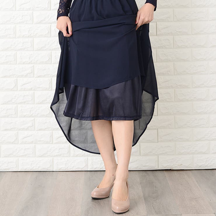 フィッシュテール 長袖レース ワンピース | レースレディース  | 詳細画像15 