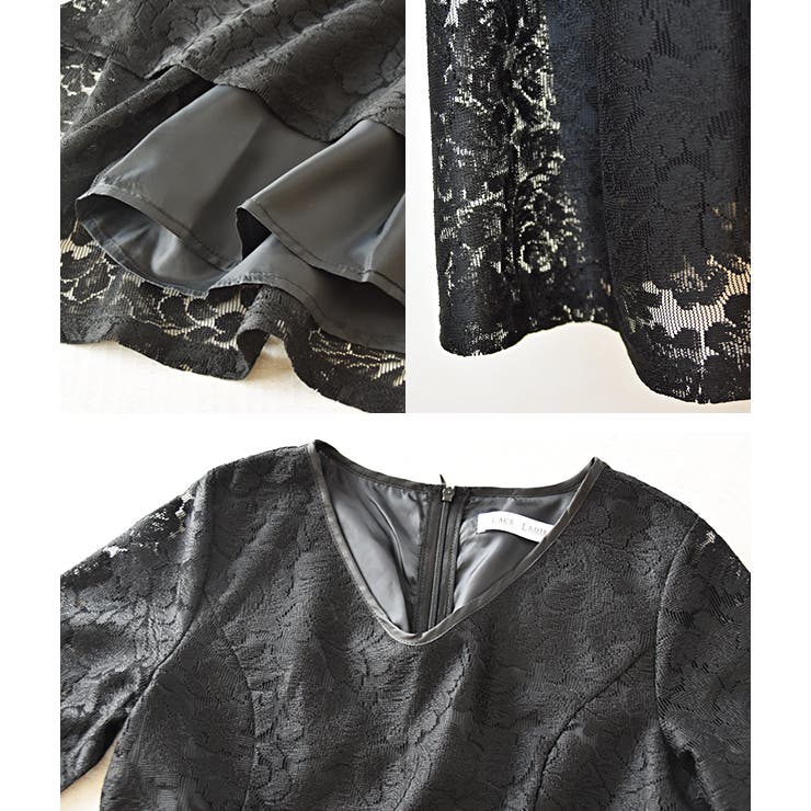 パーティードレス 総レース ワンピース | レースレディース  | 詳細画像19 