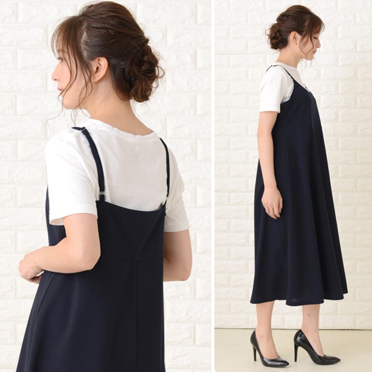 キャミワンピース ロングワンピース ノースリーブ | レースレディース  | 詳細画像16 