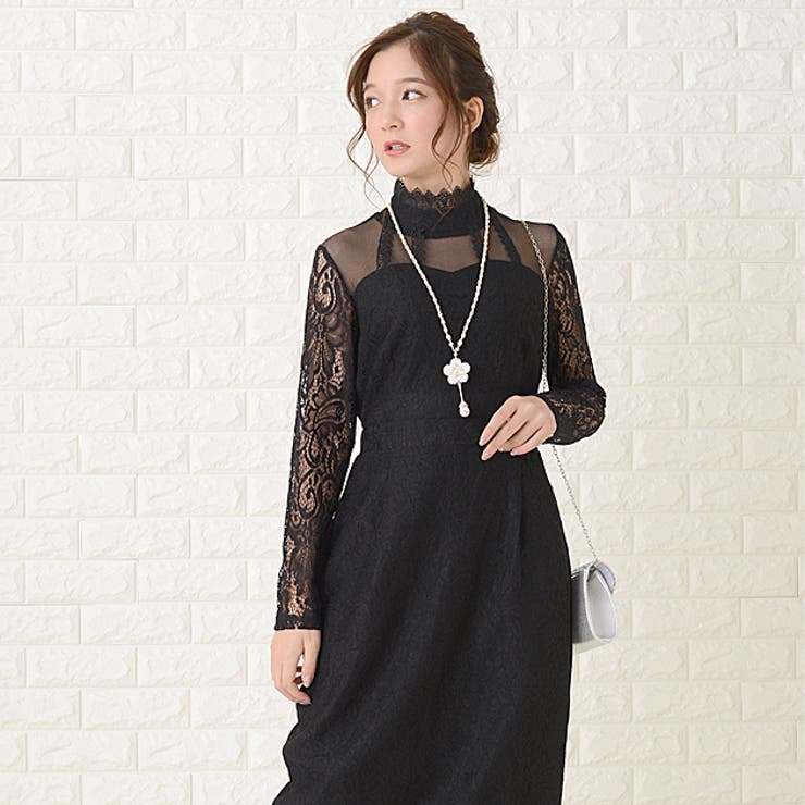 パーティードレス 総レース ワンピース | レースレディース  | 詳細画像7 