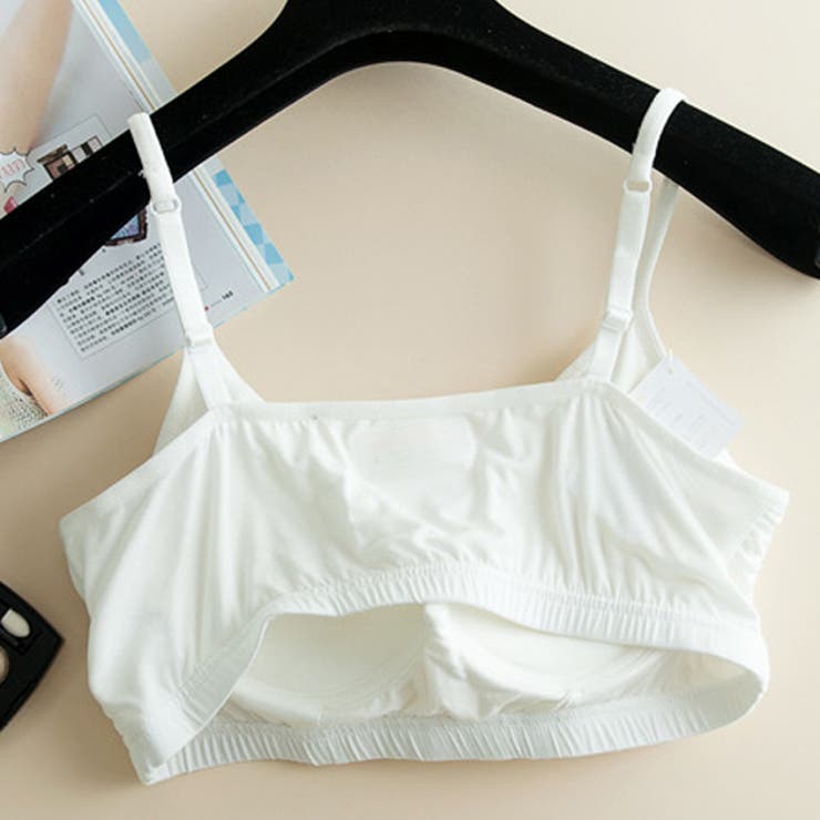 ノンワイヤーブラ カップ付き ハーフトップブラ | レースレディース  | 詳細画像8 