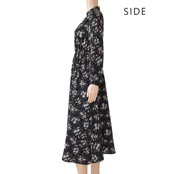 花柄ワンピース フラワープリント フレアワンピ | レースレディース  | 詳細画像20 