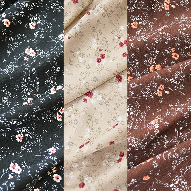 花柄ワンピース フラワープリント フレアワンピ | レースレディース  | 詳細画像22 