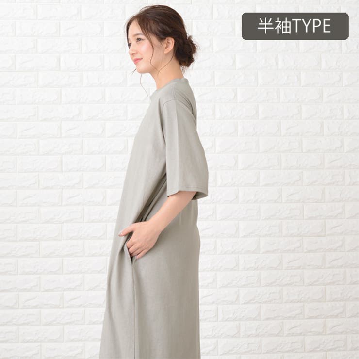 マキシワンピース ワンピ Tシャツワンピース | レースレディース  | 詳細画像5 