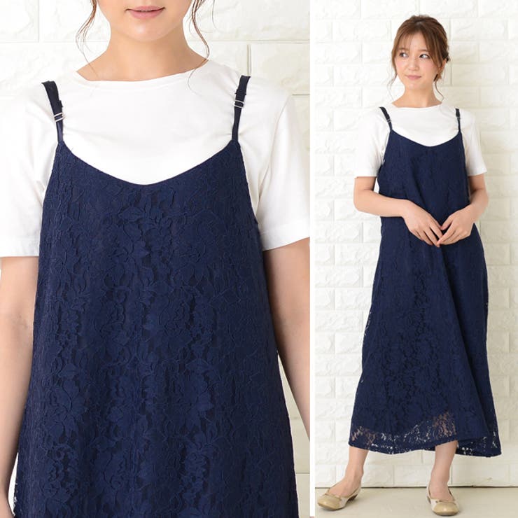 キャミワンピース ロングワンピース ノースリーブ | レースレディース  | 詳細画像17 