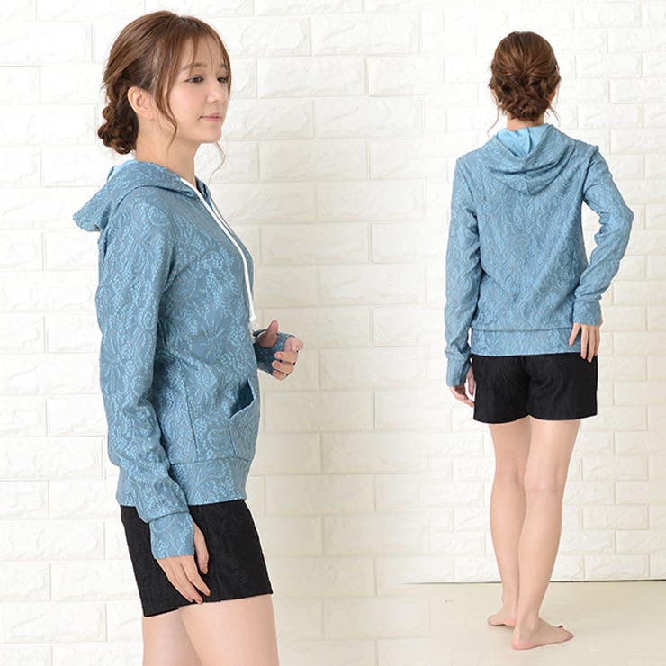 ラッシュガード 上下セット 水着 | レースレディース  | 詳細画像11 