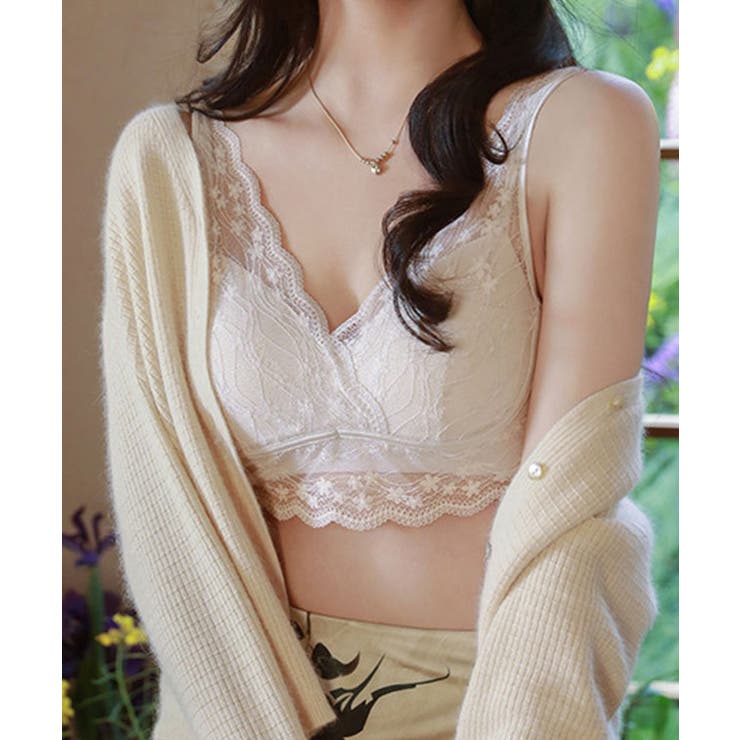 小花柄 レーシィ スカラップ | レースレディース  | 詳細画像10 