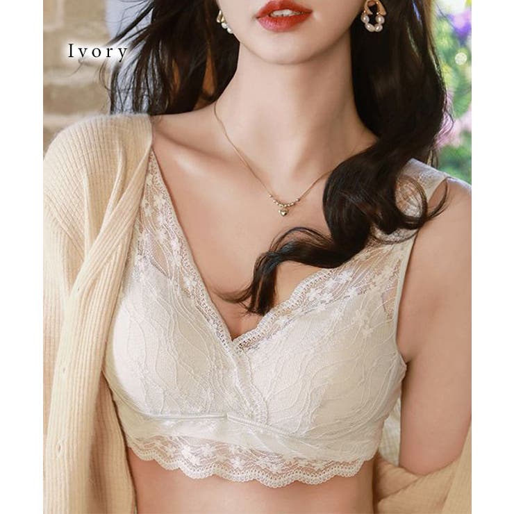 小花柄 レーシィ スカラップ | レースレディース  | 詳細画像8 