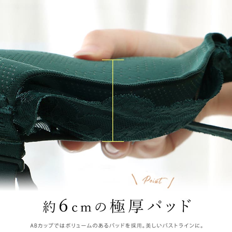 リッチレース ソフトブラ ノンワイヤー | レースレディース  | 詳細画像5 