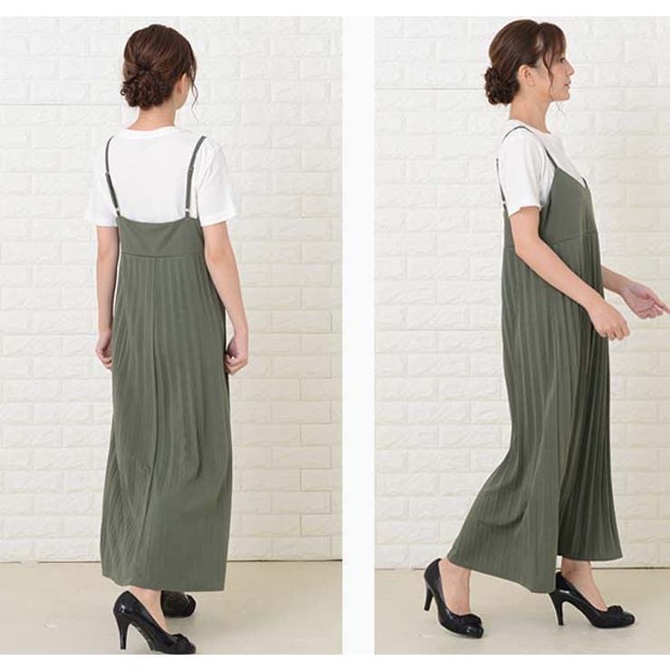 キャミプリーツワンピース ロングワンピース ノースリーブ | レースレディース  | 詳細画像13 