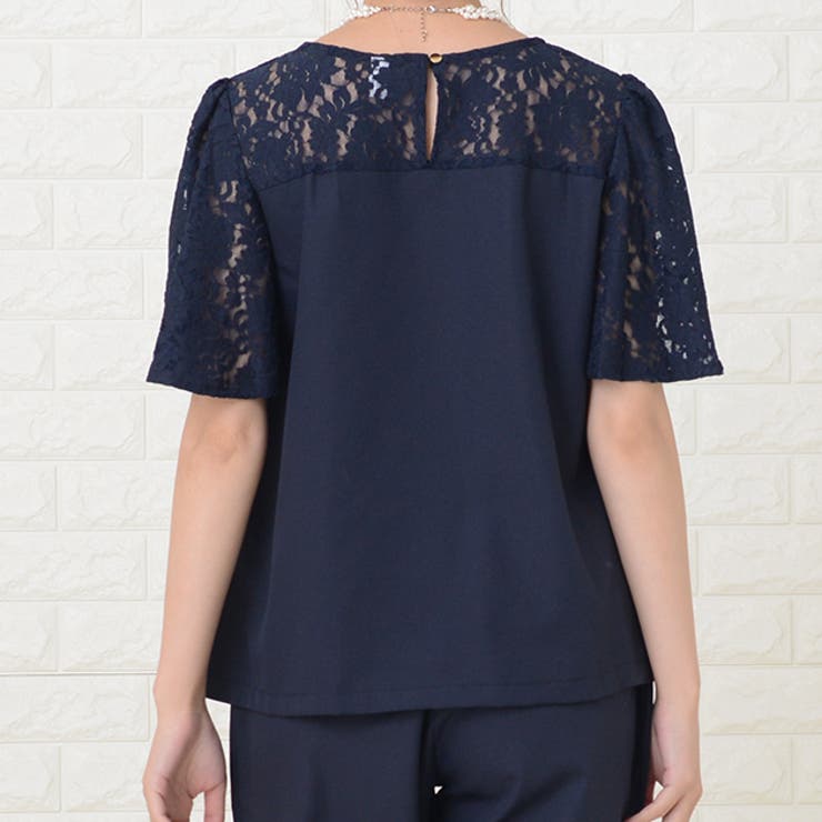 パーティードレス レース半袖 パンツドレス | レースレディース  | 詳細画像5 