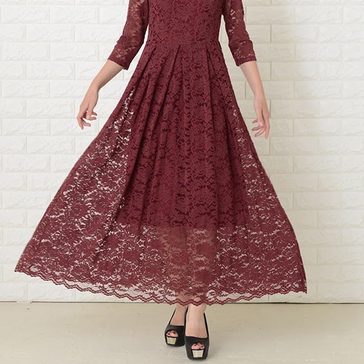 パーティードレス 総レース ワンピース | レースレディース  | 詳細画像19 