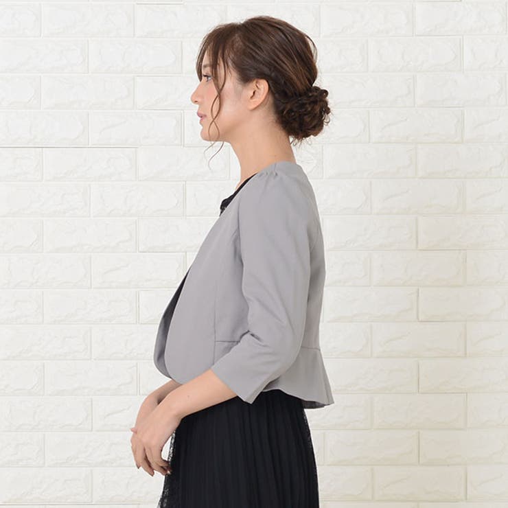 七分袖ボレロ パーティー カーディガン | レースレディース  | 詳細画像11 