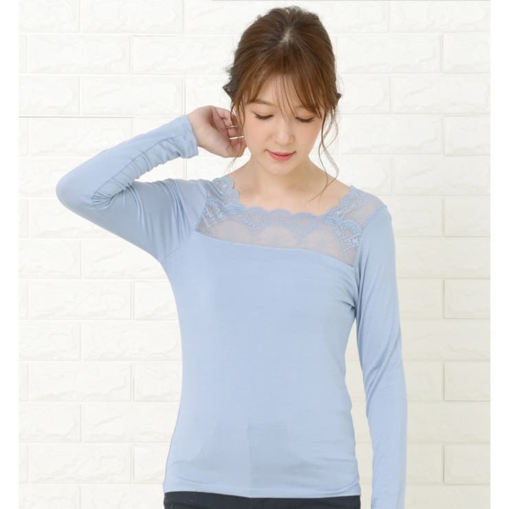 2WAY レーストップス 長袖[品番：LCLW0001701]｜レース