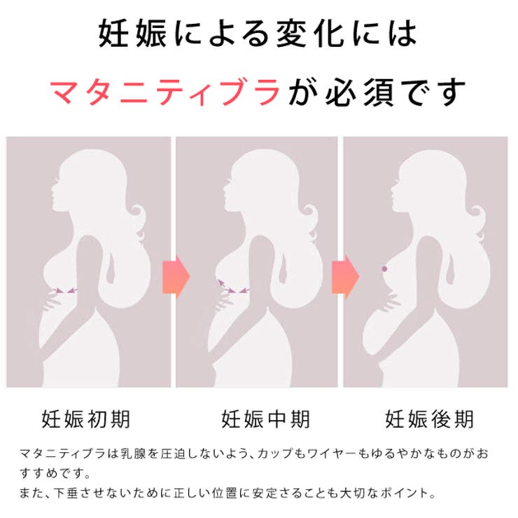 ノンワイヤーレース付きハーフトップ 授乳ブラ マタニティ | レースレディース  | 詳細画像3 