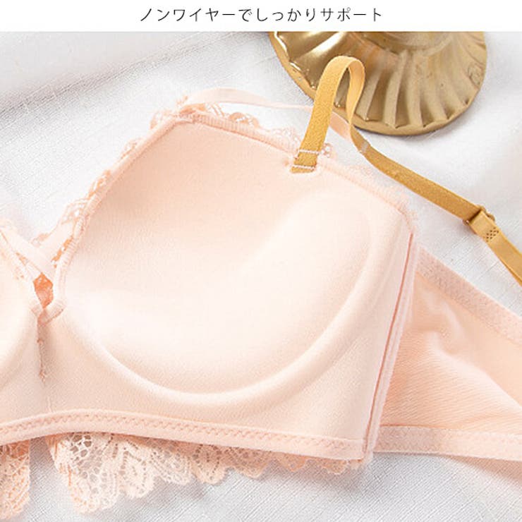 ノンワイヤーブラショーツ 2点セット レース | レースレディース  | 詳細画像4 